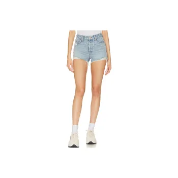 GRLFRND Denim Shorts Women's Blue