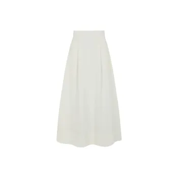 PAROSH Casual Long Skirt Women's White