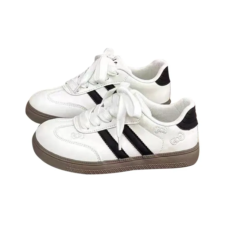 WJA Skateboard Shoes Women's Low Top White/Red/Pink-9