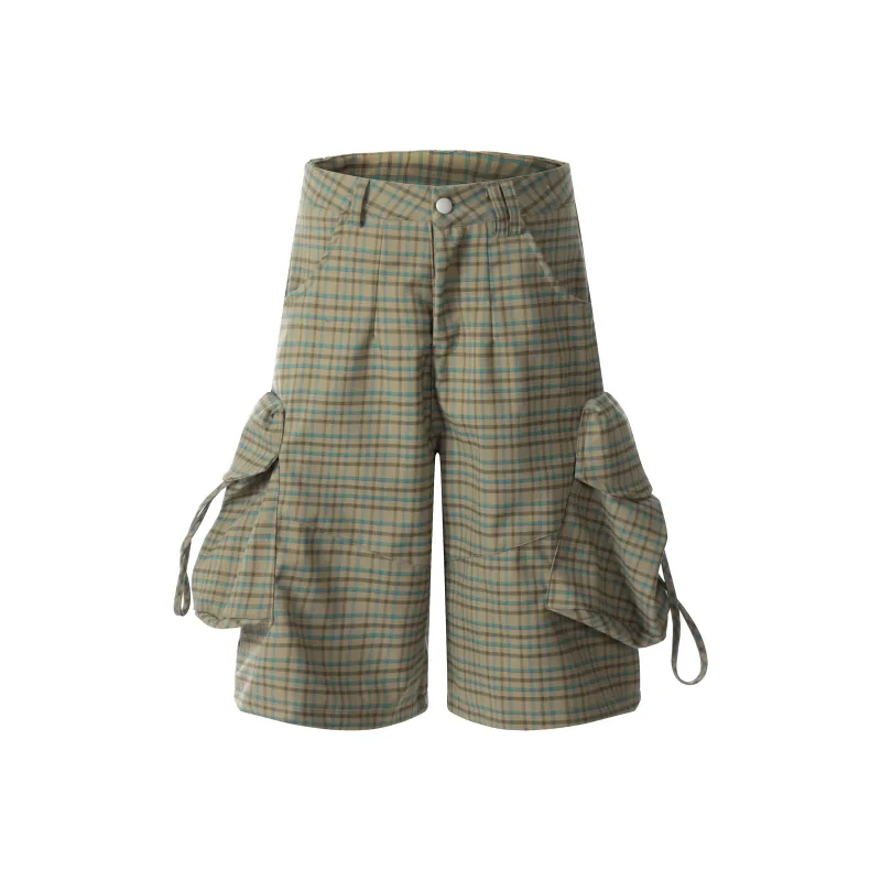 VINMUK Cargo Shorts Unisex Green-0