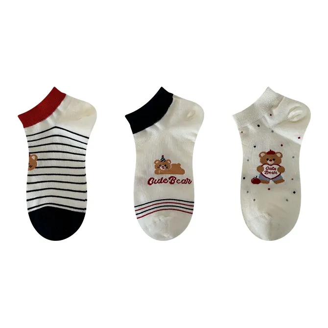 Moremoli Ankle Socks Women's 3 Pack-9
