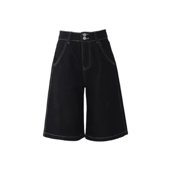 ZAZN Denim Shorts Women's Black