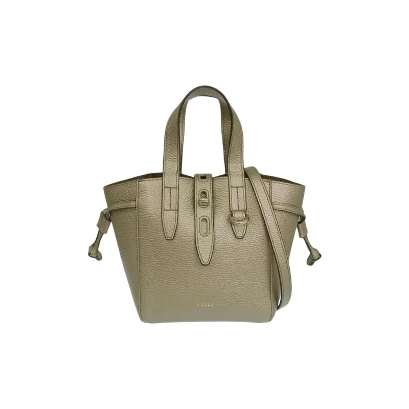 Furla Leather Handbag Mini Women's Beige Metal-0
