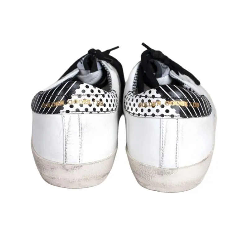 Golden Goose Super Star Low Top Skateboard Shoes Women's White-4