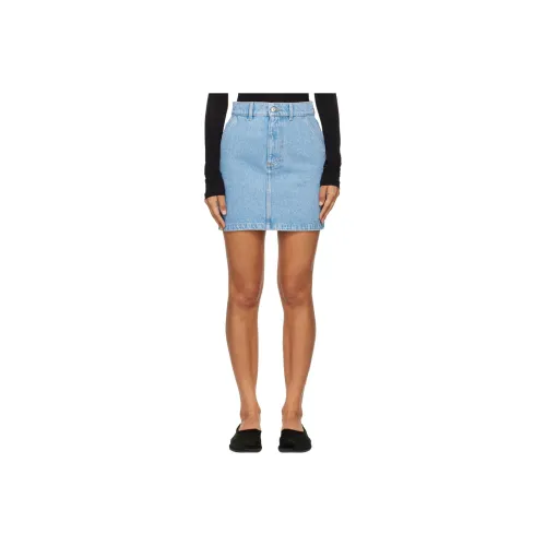 NANUSHKA Denim Short Skirts Women's Blue