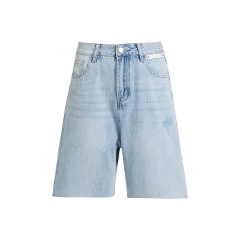 Kazakhstan Denim Shorts Women's