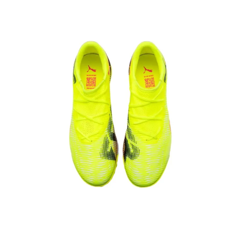 PUMA FUTURE 8 MATCH TT Rubber Broken Studs Anti Slip Wear Resistant Soccer Shoes Men's Yellow-3