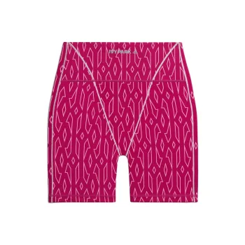 Adidas Ivy Park Monogram Short Tights Bold Pink