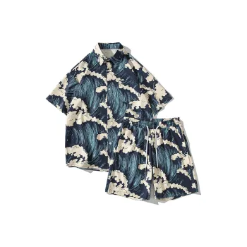 Fakeyoung Shirt Matching Set Unisex