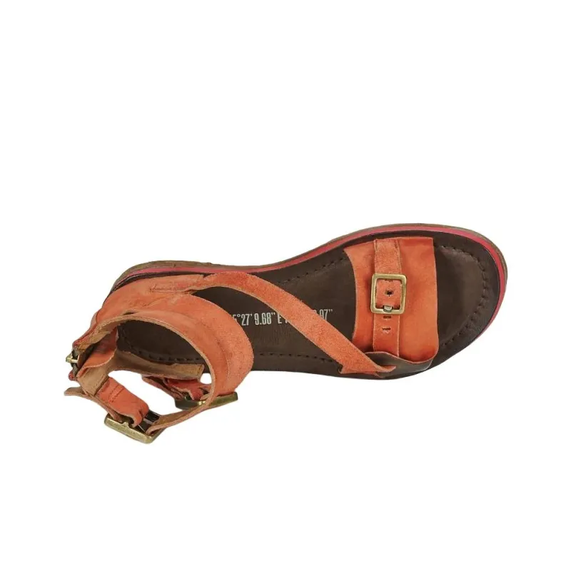 AirStep BUSA STRAP Roman Sandals Women's Orange-5