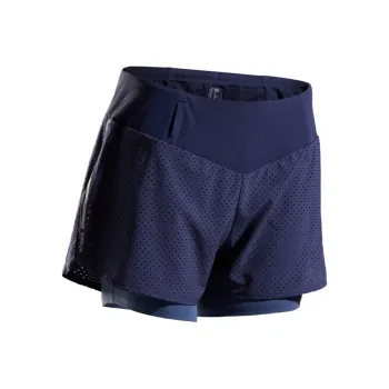 DECATHLON KIPRUN Sports Shorts Women's Dark Navy Blue/Ink Cyan