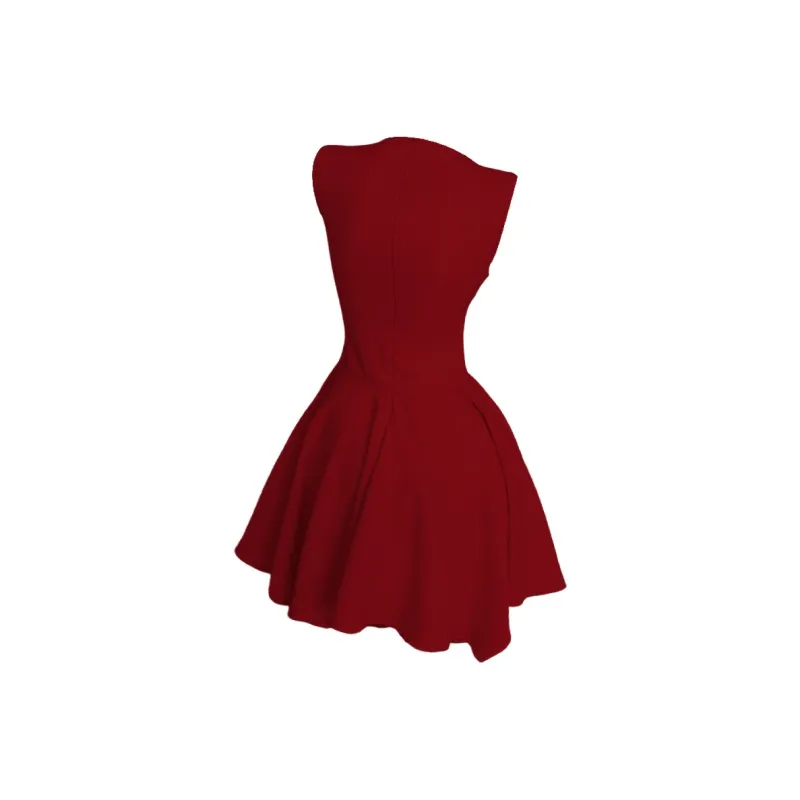 Mu Xiao Xin Sleeveless Dresses Women's-1