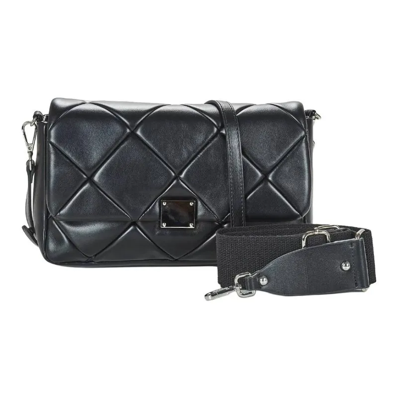 MINELLI Synthetic Material Shoulder Bag Women's Black-1