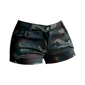 IQC Denim Shorts Women's Camouflage
