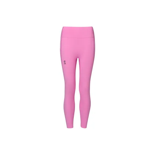 On Studio Tights Sports Shorts Women's Raspberry Red