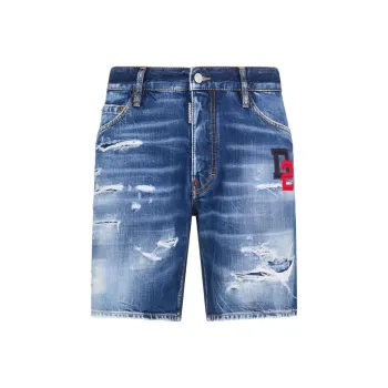 DSQUARED 2 Distressed Denim Shorts