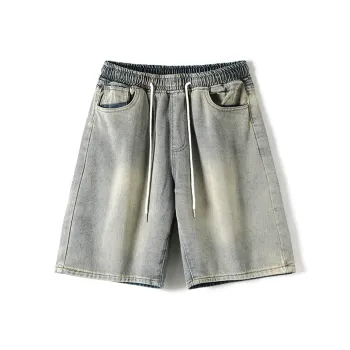 Ordifen Denim Shorts Women's Yellow Mud
