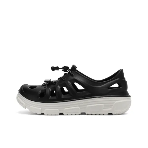 Topland Clogs Men's Black/Coffee/Dark Gray