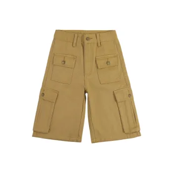 Rose Denim Shorts Women's Khaki