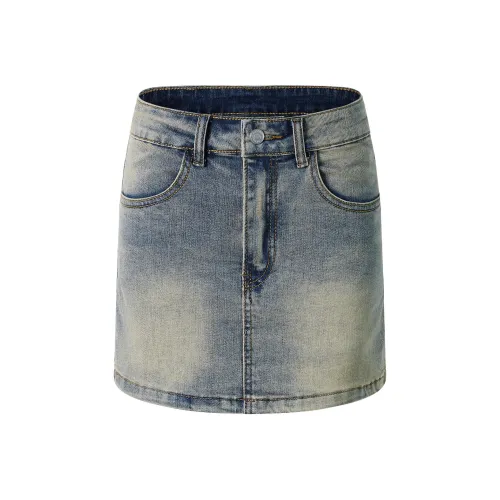 VS WHAT Denim Short Skirts Women's