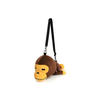 BABY MILO STORE BY A BATHING APE Fabric Crossbody Bag Women's Coffee