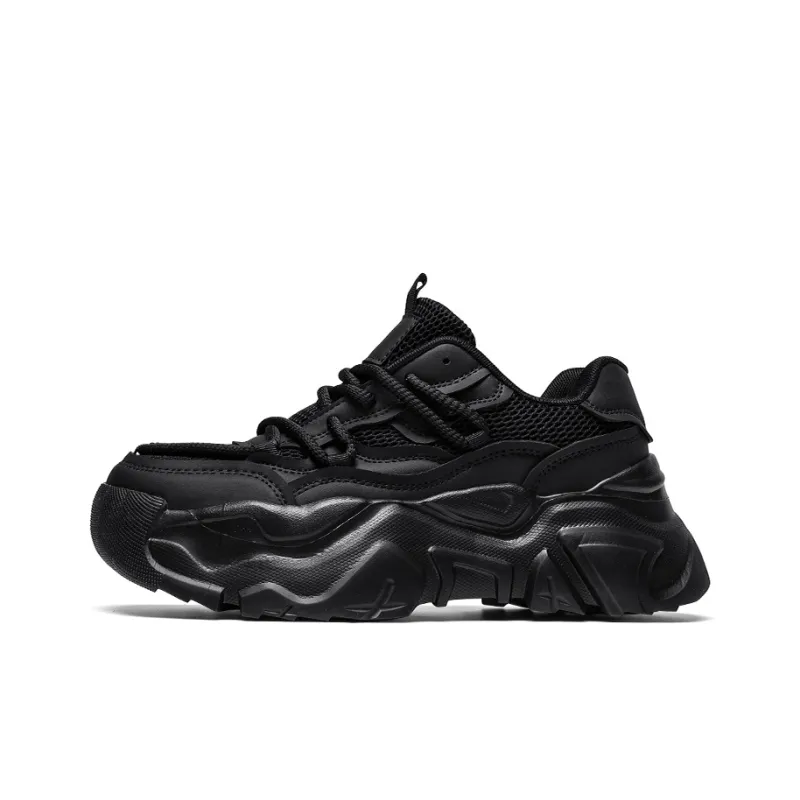AD Anti Slip And Wear Resistant Height Increasing Low Top Chunky Sneakers Men's-10