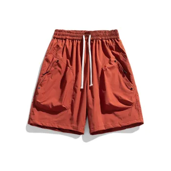 Warrior Huichao Riding The Wind Collection Cargo Shorts Unisex Orange