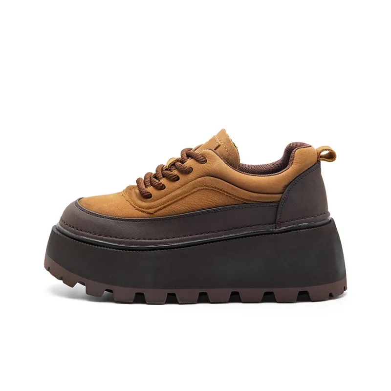 BURGELY Lightweight Height Increasing Low Top Casual Shoes Women's-5