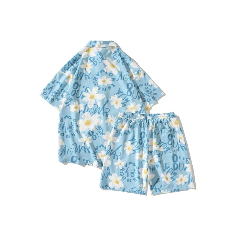 Fakeyoung Shirt Matching Set Unisex-1