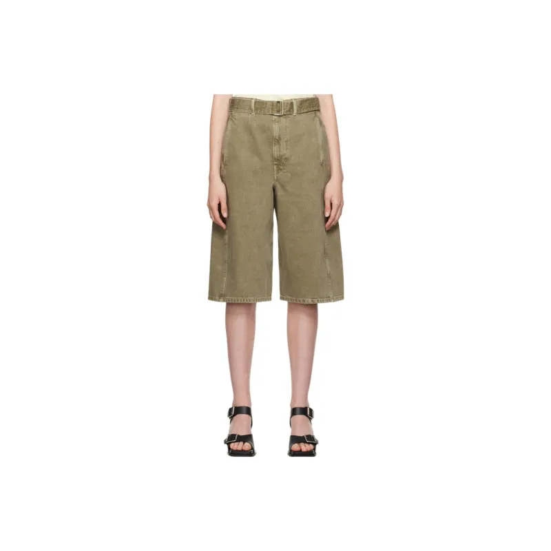 Lemaire Denim Shorts Women's Green-0