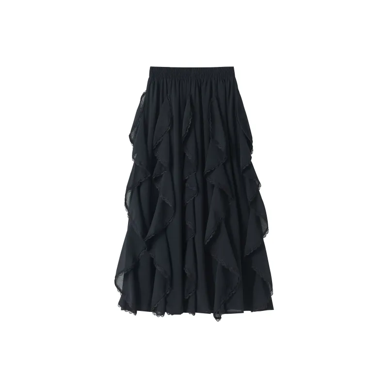 Ning Cai Yuer Casual Long Skirt Women's-6