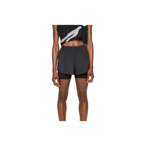 On Pace Shorts Sports Shorts Women's Lead Gray