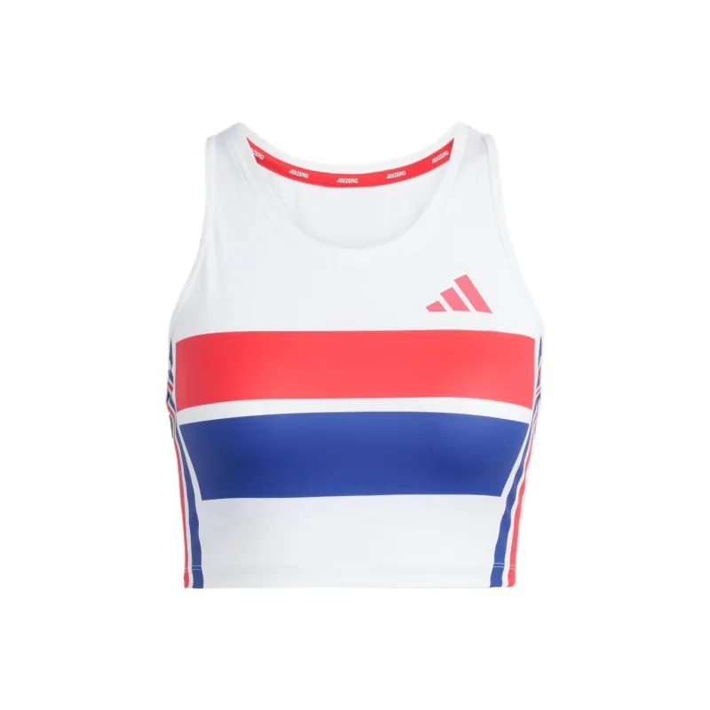Adidas Free Shipping With AdiClub Adizero Retro Running Crop Top-0