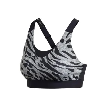 Adidas DRST AIQ2 BRA Sports Underwear Women's Black/Gray