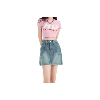 The New Age Family Denim Short Skirts Women's