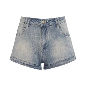 Rose Denim Shorts Women's