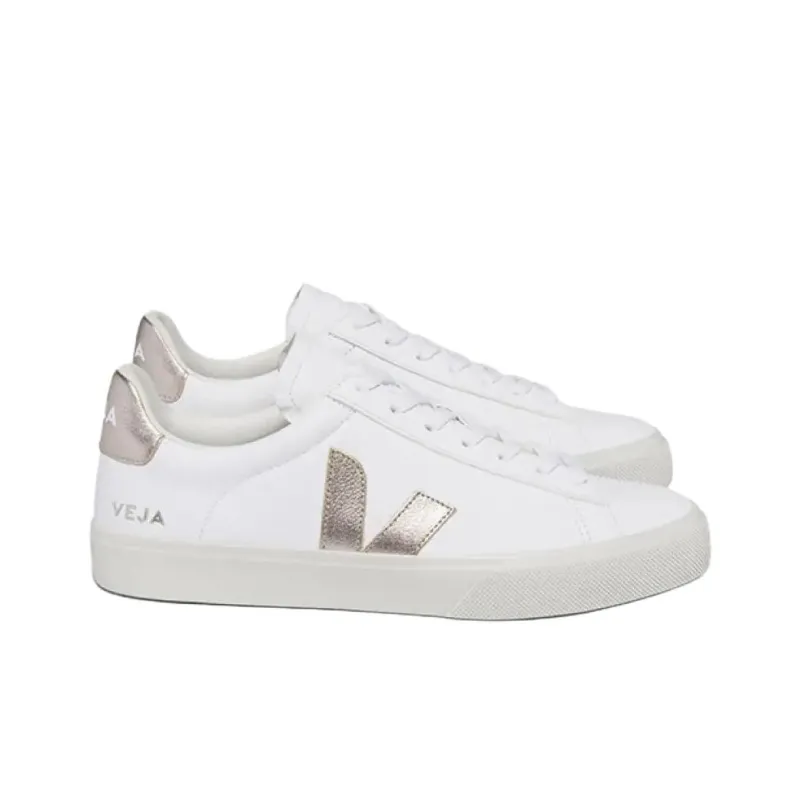 VEJA Campo Low Chromefree White Platine Women's-1