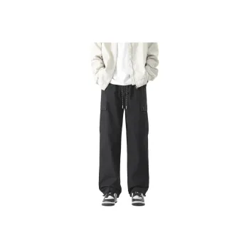 SIL VITIN Casual Pants Unisex Black