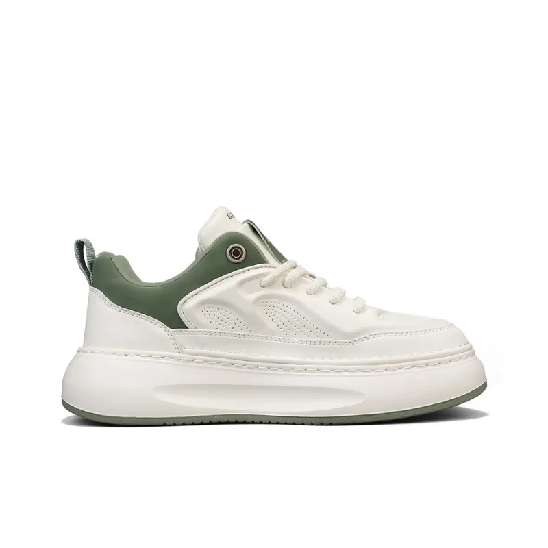 G.N.SHIJIA Height Increasing Abrasion Resistant Lightweight Breathable Slip Resistant Low Top Skateboard Shoes Men's-1