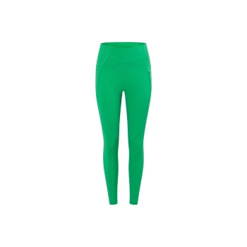 LORNA JANE Zip Pocket Recycled Stomach Support Ankle Biter Leggings Athletic Trousers Women's Green