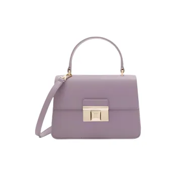 Furla Cow Leather One Shoulder Handbags Mini Women's Atmosphere Purple