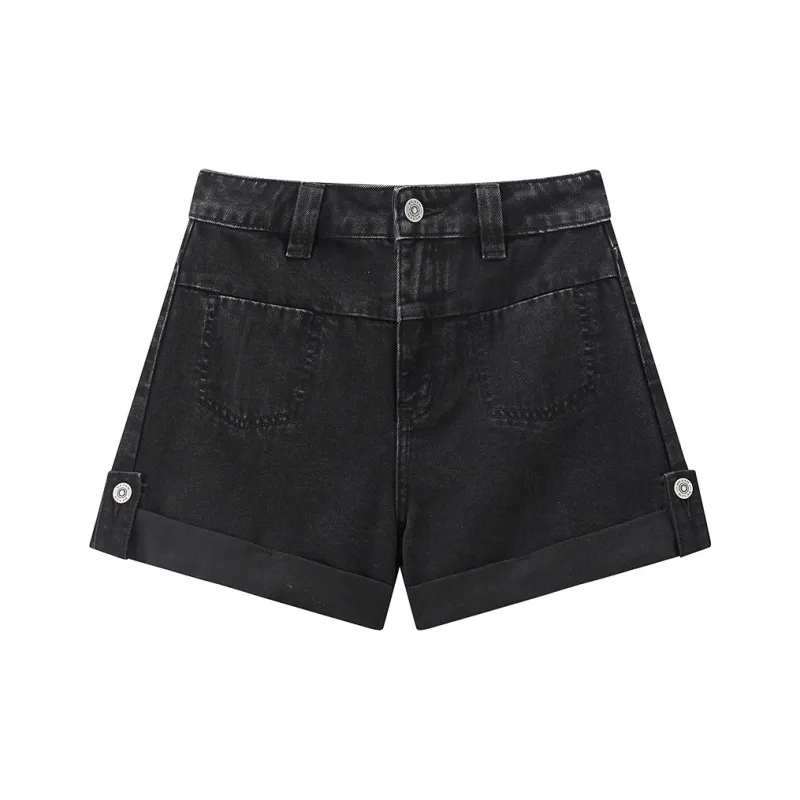 LEDIN Denim Shorts Women's-0