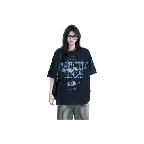 WKOOG T Shirts Unisex Black