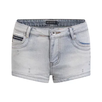 Ariseism Denim Shorts Women's Light Blue