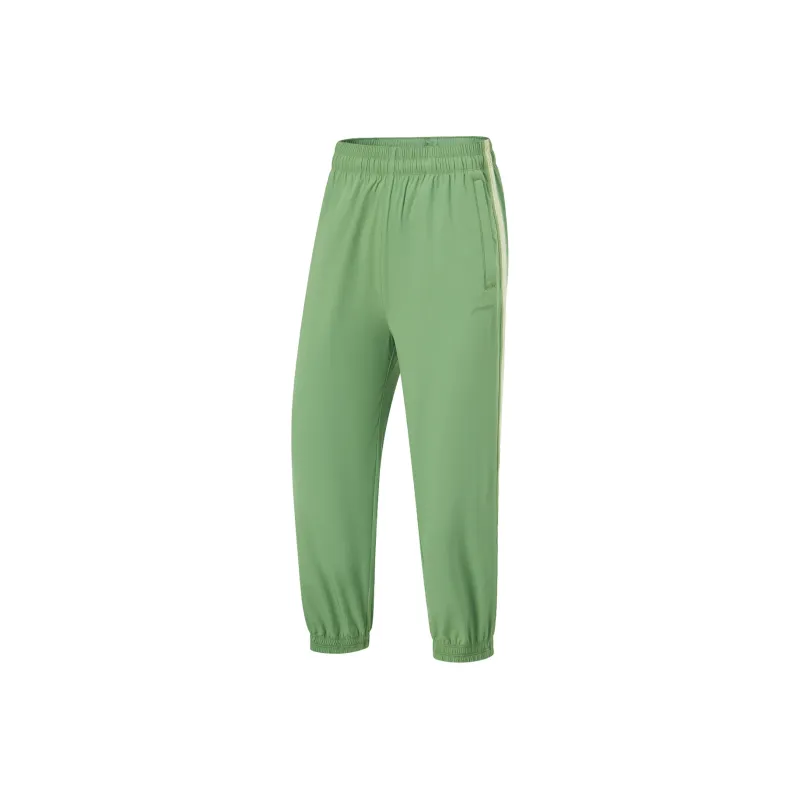 LiNing Fitness Series Athletic Trousers Women's Stone Table Green-0