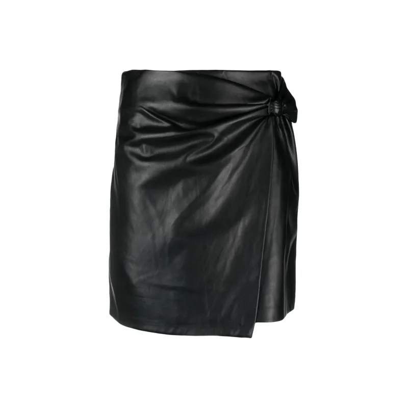 DKNY Mid rise Wrap Miniskirt-0