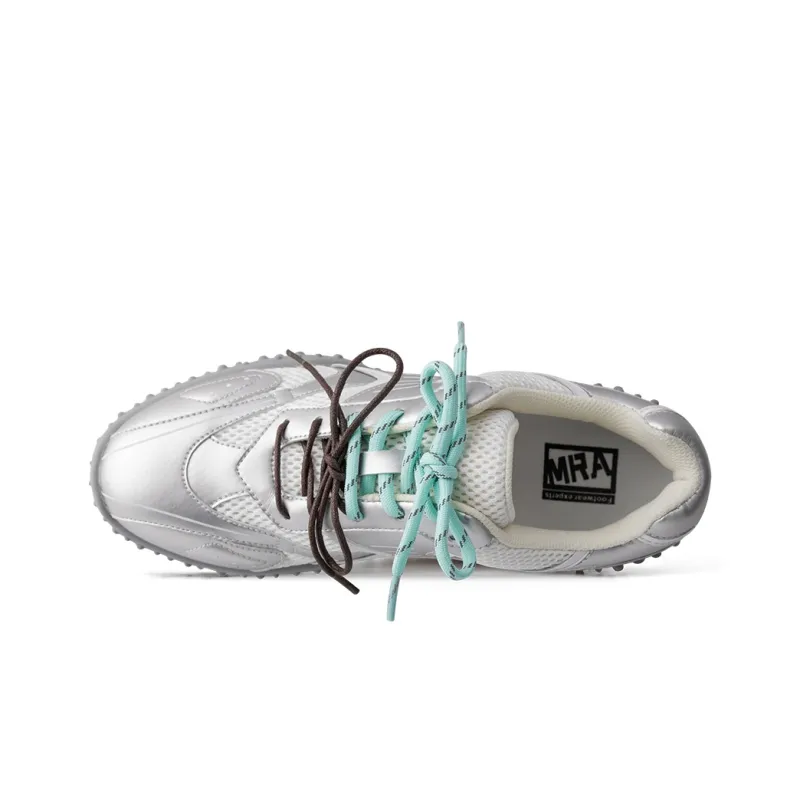MR.A Low Top Casual Shoes Unisex Titanium Silver-2