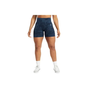 GYMSHARK Sports Shorts Women's Midnight Blue/Gray Blue