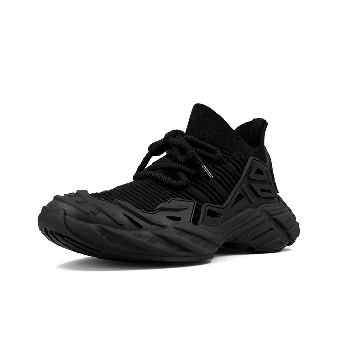ZSBELLA Cushioning Slip Resistant Low Top Chunky Sneakers Men's-1