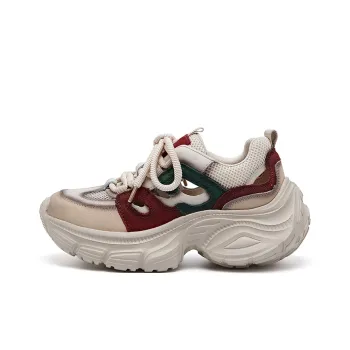BURGELY Low Top Chunky Sneakers Women's
